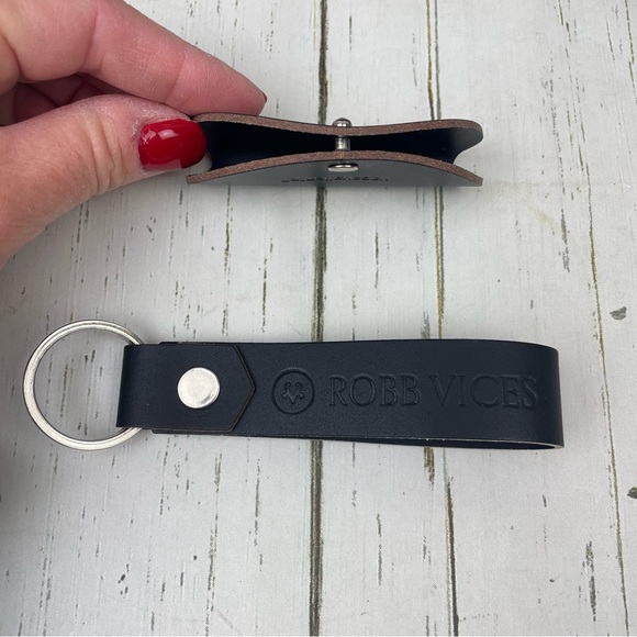 Vacavaliente Robb Vices Singapur U Exclusive Leather Briefcase - Picture 6 of 16